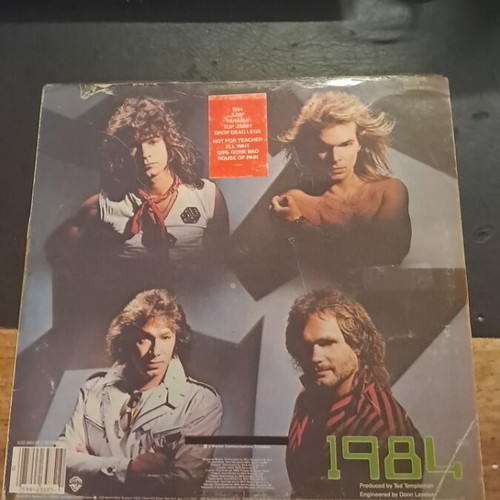 Van Halen record used, good condition