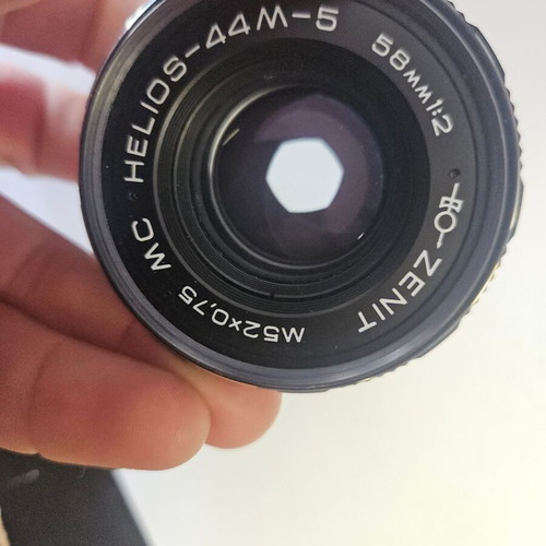 Zenit 122 with Helios 44M-5 58mm f/2 lenses used, set of 2