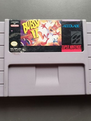 Nintendo SNES Bubsy II used NTSC
