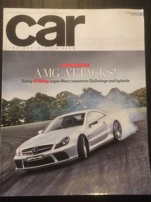 Περιοδικό Car Δεκ. 2008 μεταχειρισμένο, έκδοση συνδρομητών στα Αγγλικά