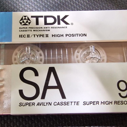 TDK SA 90 Chrome Type II Blank Audio Cassette Tape 1988 Brand New