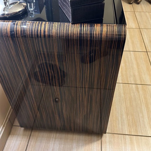 Bedroom set with vanity and nightstands used, Italian