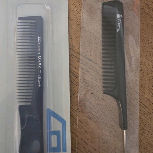 Professional combs new, set of 2 pieces