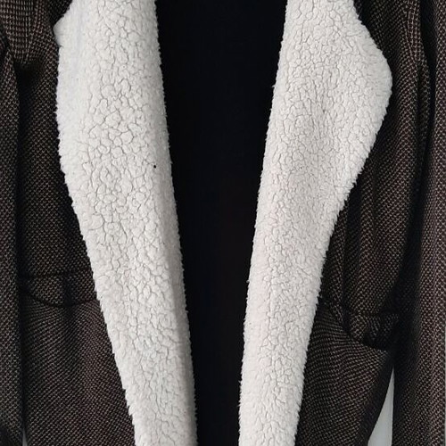 Long women's cardigan brown like new