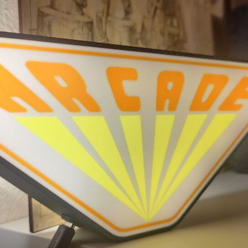 Arcade Stranger Things lamp like new, USB powered