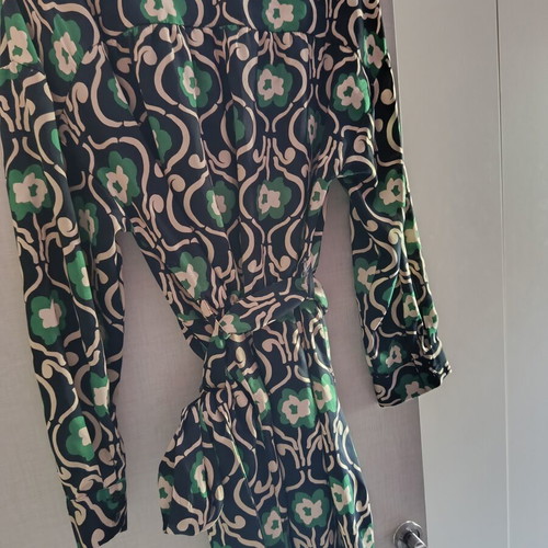 Zara boho shirt dress, green, XL