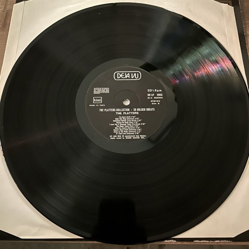 The Platters Collection vinyl record used with minor scratches