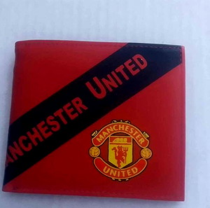 Αντρικό Πορτοφόλι Mancester United Καινούργιο Κόκκινο  ιδανικό και για δώρο Sport Men ;s Wallet