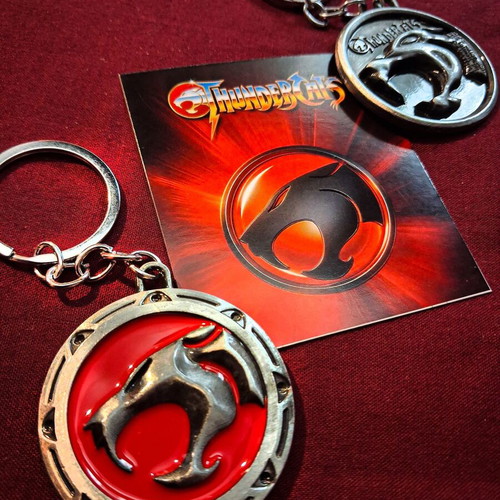 Thundercats Metal Embossed Keychain double-sided new