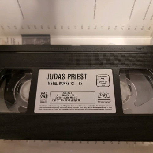 Judas Priest Metal Works 73-93 VHS used, metal