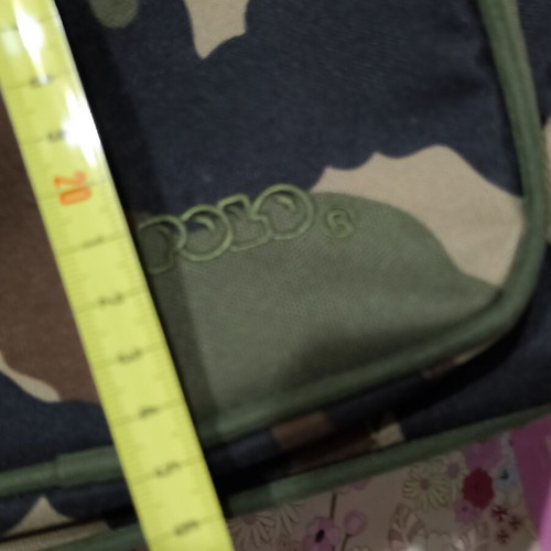 Polo insulated lunch bag like new with three compartments and inner transparency