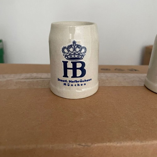 German ceramic beer mugs collection München miniatures set of 3 new