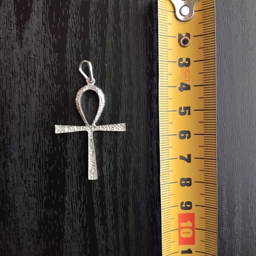 Silver ankh key of life pendant new