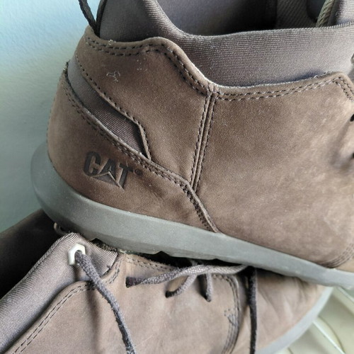 Caterpillar boots like new, size 45, brown