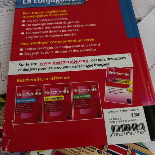 Bescherelle French grammar used