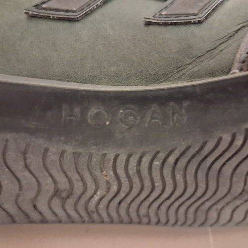 Hogan men's casual shoes used, size 44, green