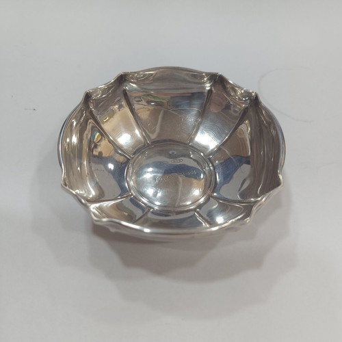 Handmade 925 Sterling Silver Vintage Wavy Bowl