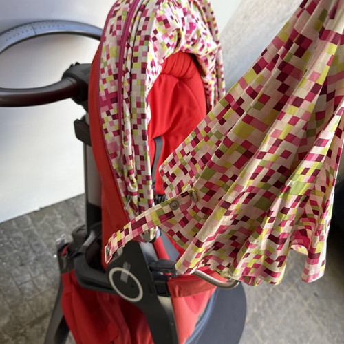 STOKKE Xplory βρεφικό καρότσι με 2 μονάδες, κόκκινο