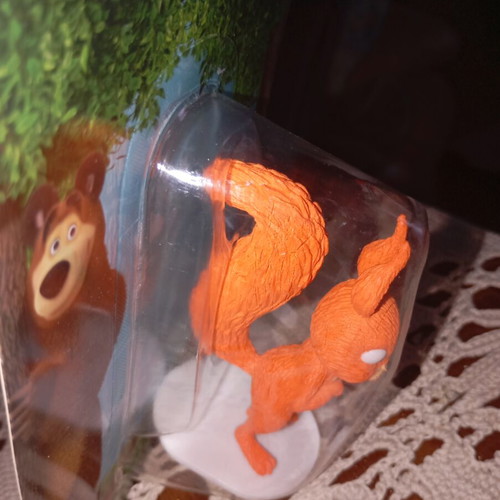 Squirrel collectible figure from Masha and the Bear new