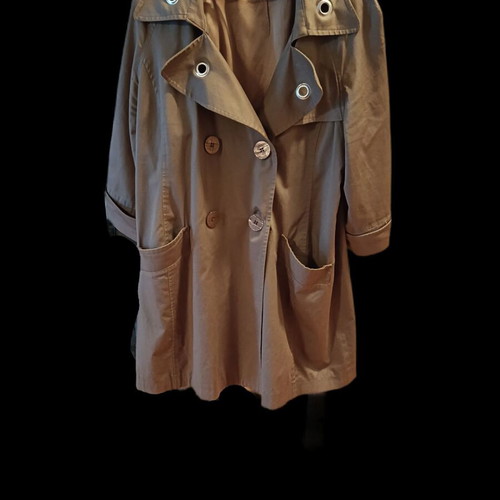 Chrisper trench coat used, size XL, beige
