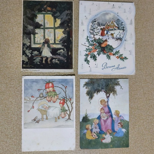 Vintage religious interest postcards, set of 4, like new