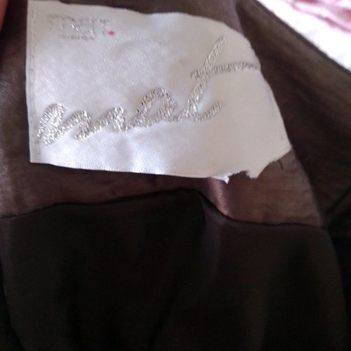 Mat Fashion skirt used, brown, waist 50 cm, size XL