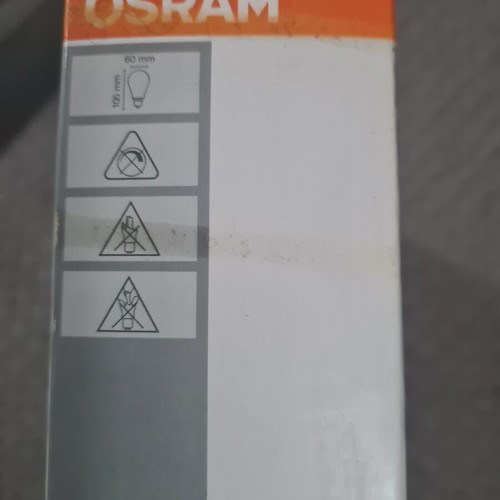 Osram LED light bulbs pack of 4, new, E27 base, warm white