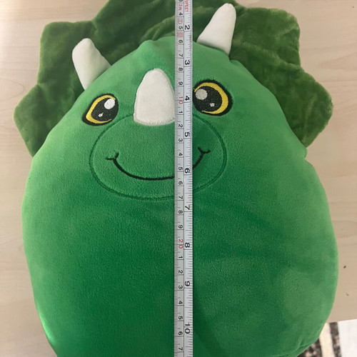 Baby plush triceratops dinosaur bear like new, 30 cm