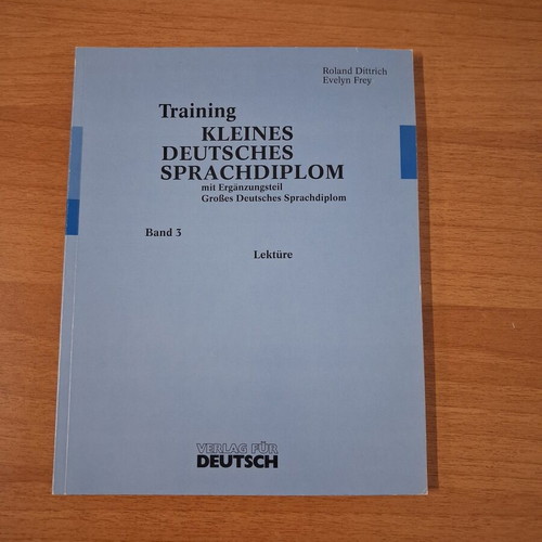 Training Kleines Deutsches Sprachdiplom Band 3 like new