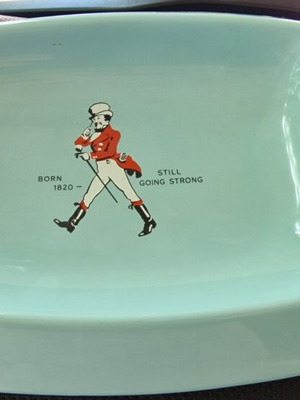 Johnny Walker ceramic nut bowl like new