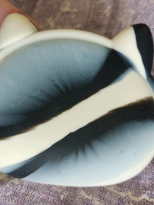 Cat wallet used, rubber plastic