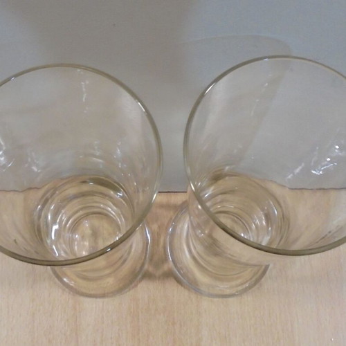 Schweppes soda set of two promotional glasses like new
