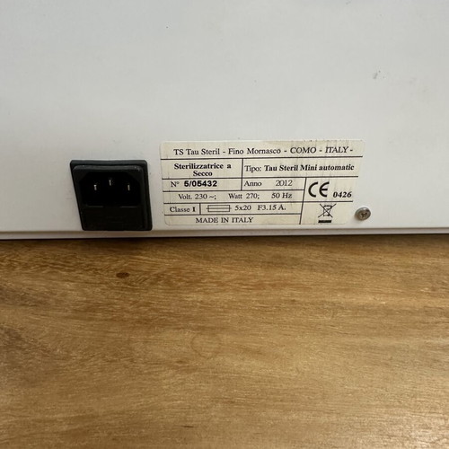Tau Steril Mini Automatic dry heat sterilizer used
