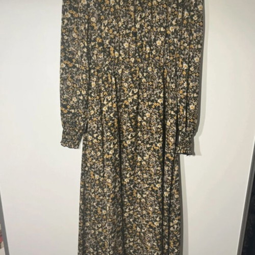 Shein dress size M 38 10 black and yellow like new