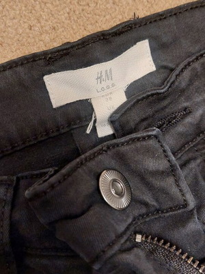 Chinno pants H&M black size M like new