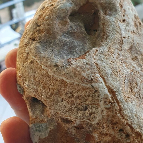 Raw agate from Evros beach 13cm new