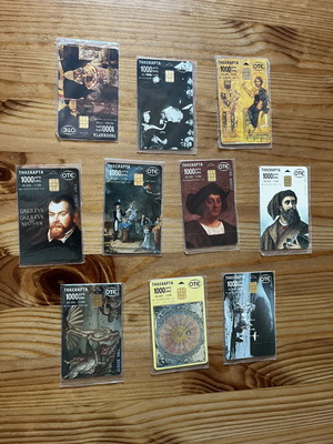 Millennium Phone Cards new with case