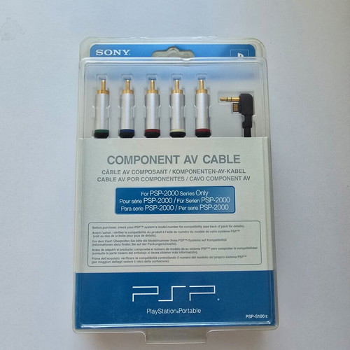 Sony PSP-2000 Official Component Cables new, sealed
