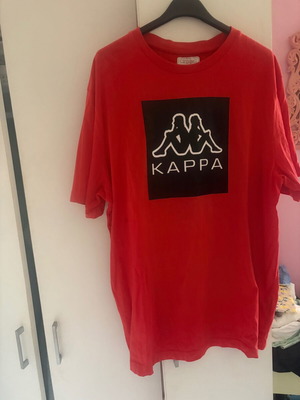 Kappa T-shirt like new, men's XL, black and red