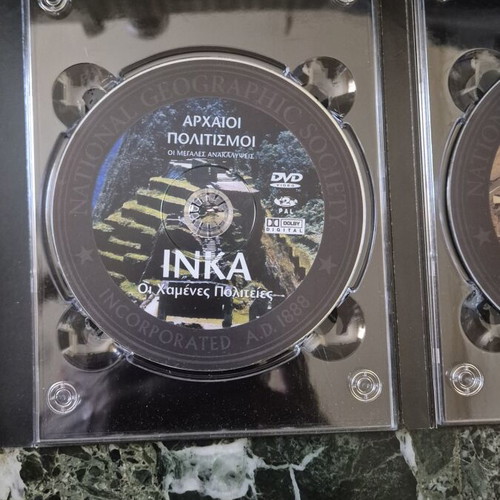 National Geographic Ancient Civilizations DVD set like new, 4 discs