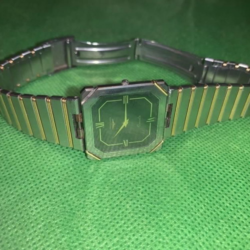 Longines Quartz vintage ρολόι μεταχειρισμένο, ασημί και χρυσαφί