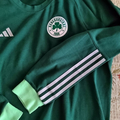 Panathinaikos Authentic Adidas Training Sweatshirt 2023-24 Like New