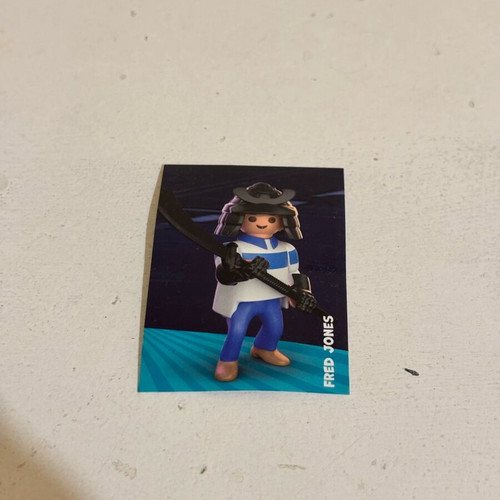 Playmobil Scooby-Doo Fred Jones figure like new with sticker