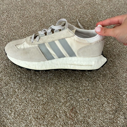 Adidas Athletic Shoes White New Size 41.5
