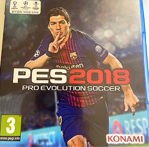 Pes2018 pro soccer game ps4
