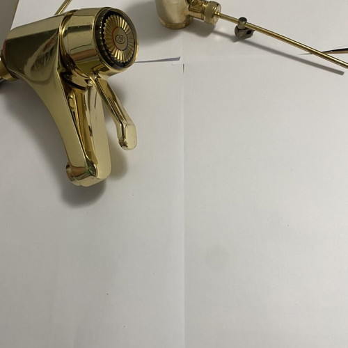 Ib-rubinetterie vintage sink faucet like new, brass