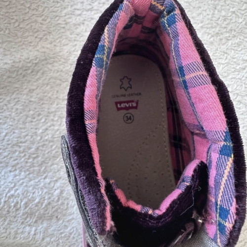 Levi's kids ankle boots like new, size 34, multicolor