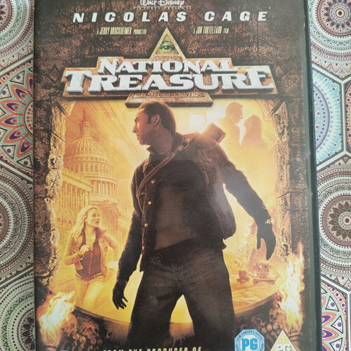 National Treasure DVD used, action genre, English and Dutch