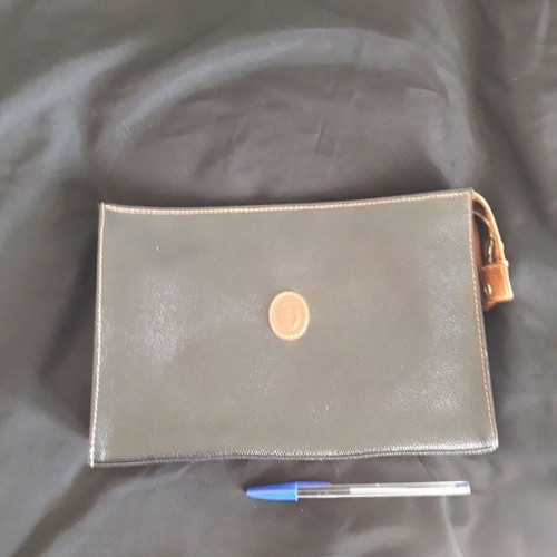 Trussardi envelope bag like new, black and brown