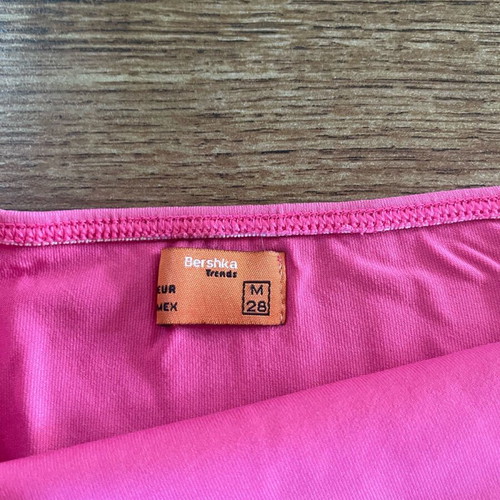 Women’s strapless top medium used, pink